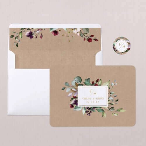 Exemple de faire-part de mariage personnalisé