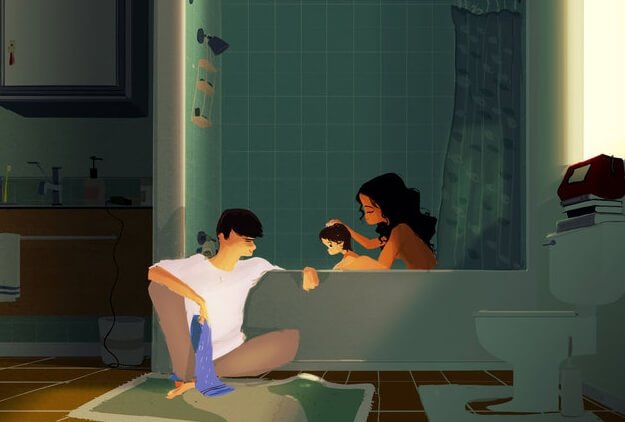Passer des moments intimes en famille est important pour le développement de la personnalité
