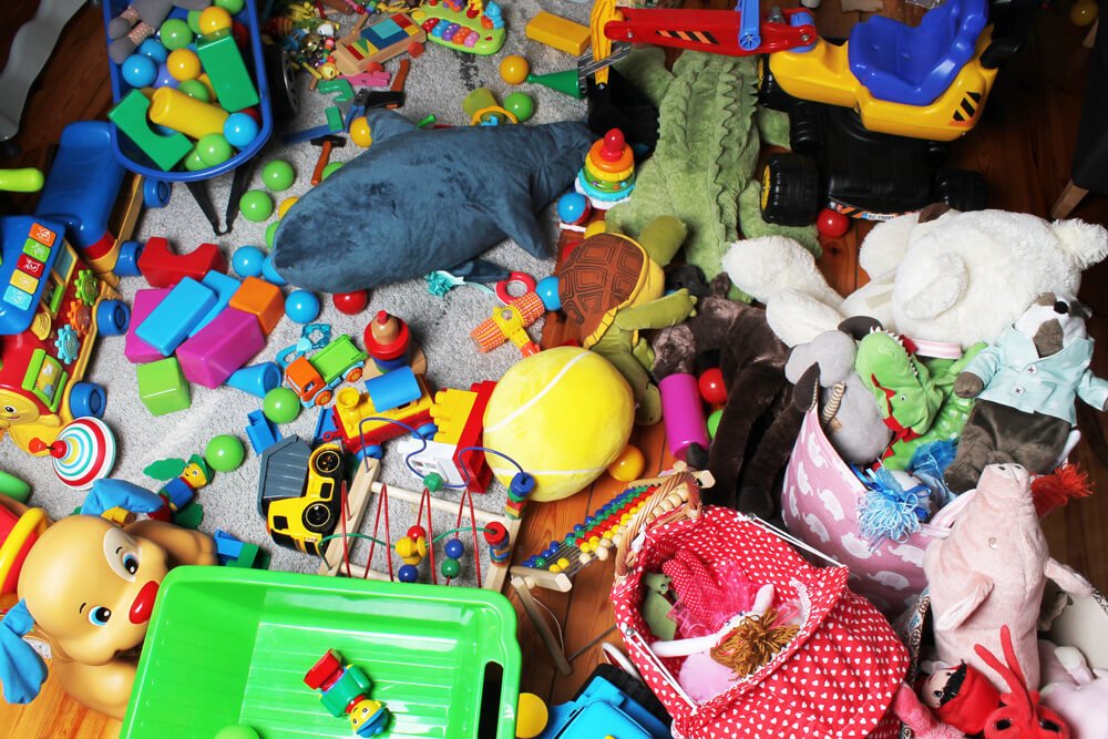 excès de jouets
