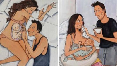 Les Émotions de la Grossesse : Un Voyage Illustré par Amanda Oleander
